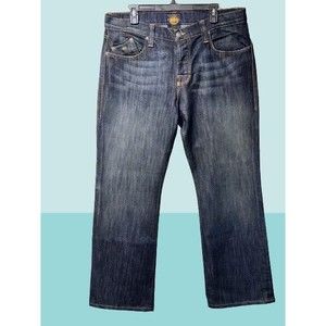 Rock Republic Jeans Mens 38x34 Blue, Button Fly,  Relaxed Denim